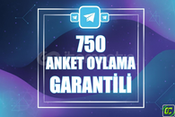 ⭐️ [GARANTİLİ] 750 TELEGRAM ANKET OYLAMA ⭐