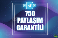 ⭐️ [GARANTİLİ] 750 TELEGRAM PAYLAŞIM ⭐