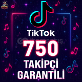 ⭐️ [GARANTİLİ] 750 TİKTOK TAKİPÇİ ⭐