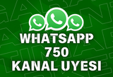 ⭐[GARANTILI] 750 WHATSAPP KANAL UYESI⭐