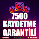 ⭐️ [GARANTİLİ] 7500 İNSTAGRAM KAYDETME ⭐