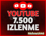 GARANTİLİ 7.500 İzlenme YouTube - Kaliteli