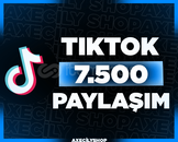 ⭐️[GARANTİLİ]⭐️ 7.500 Paylaşım | TikTok