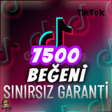 ⭐️ [GARANTİLİ] 7500 TİKTOK BEĞENME ⭐