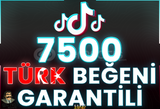 ⭐️ [GARANTİLİ] 7500 TİKTOK TÜRK BEĞENİ ⭐