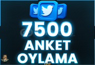 ⭐️ [GARANTİLİ] 7500 TWİTTER ANKET OYLAMA ⭐