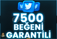 ⭐️ [GARANTİLİ] 7500 TWİTTER BEĞENİ ⭐