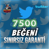 ⭐️ [GARANTİLİ] 7500 TWİTTER BEĞENME ⭐