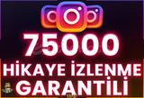 ⭐️ [GARANTİLİ] 75000 İNSTAGRAM HİKAYE İZLENME ⭐