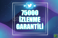 ⭐️ [GARANTİLİ] 75000 TWİTTER İZLENME ⭐