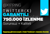 GARANTİLİ | 750000 İZLENME TWİTTER | KALİTELİ
