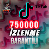 ⭐️ [GARANTİLİ] 750.000 TİKTOK İZLENME ⭐