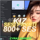 ⭐[GARANTİLİ] 822 Adet Kız sesi⭐