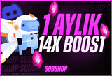 ⭐️[STOKLU-ANLIK] 1 AYLIK 14x SERVER BOOST⭐️