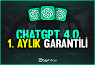 [✨GARANTİLİ] CHATGPT PLUS 4.0 & 4-o | 20$ SÜRÜM