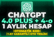 ⭐️[KOD SİSTEMİ] CHATGPT PLUS 4.0 & 4-o⭐️