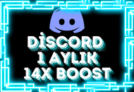 [Garantili] Discord 1 Aylık 14x Boost | ANINDA
