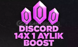 [GARANTİLİ] Discord 1 AYLIK 14X BOOST HIZLI✨