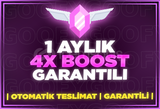 ⭐️[GARANTİLİ] DİSCORD 1 AYLIK 4X BOOST⭐️