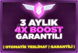 ⭐️[GARANTİLİ] DİSCORD 3 AYLIK 4X BOOST⭐️