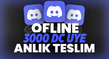 ⭐[GARANTİLİ] DİSCORD 3000 OFFLİNE ÜYE ⭐