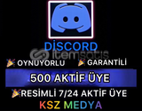 (GARANTİLİ) Discord 500 7/24 Aktif Üye RESİMLİ