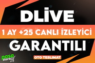 ⭐[GARANTİLİ] DLİVE 1 AY +25 İZLEYİCİ⭐