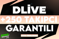 ⭐[GARANTİLİ] DLİVE +250 TAKİPCİ⭐