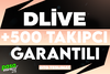 ⭐[GARANTİLİ] DLİVE +500 TAKİPCİ⭐