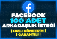 ⭐[GARANTİLİ] FACEBOOK 100 ADET ARKADAŞLIK İSTEK