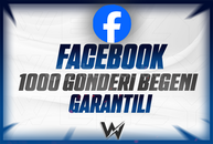 ⭐[GARANTİLİ] FACEBOOK 1000 GÖNDERİ BEĞENİ⭐