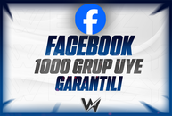 ⭐[GARANTİLİ] FACEBOOK 1000 GURUP ÜYE⭐