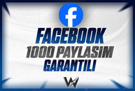 ⭐[GARANTİLİ] FACEBOOK 1000 PAYLAŞIM⭐