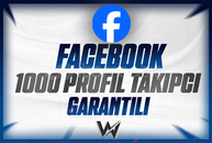 ⭐[GARANTİLİ] FACEBOOK 1000 PROFİL TAKİPÇİ⭐