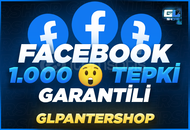 ⭐ [Garantili] Facebook 1.000 Şaşırma Tepkisi⭐