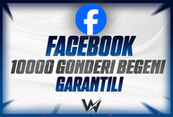 ⭐[GARANTİLİ] FACEBOOK 10000 GÖNDERİ BEĞENİ⭐