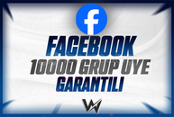 ⭐[GARANTİLİ] FACEBOOK 10000 GURUP ÜYE⭐