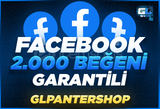 ⭐ [Garantili] Facebook 2.000 Organik Beğeni ⭐