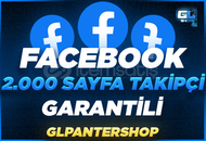 ⭐[Garantili] Facebook 2.000 Sayfa Takipçi ⭐