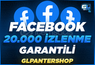 ⭐ [Garantili] Facebook 20.000 Organik İzlenme ⭐