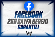 ⭐[GARANTİLİ] FACEBOOK 250 SAYFA BEĞENİ⭐