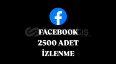 ⭐️[GARANTİLİ] FACEBOOK 2500 İZLENME
