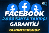 ⭐ [GARANTİLİ] FACEBOOK 2.500 SAYFA TAKİPÇİ ⭐ 