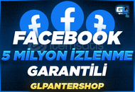 ⭐[GARANTİLİ] Facebook 5 MİLYON Gerçek İzlenme ⭐