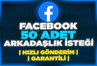 ⭐[GARANTİLİ] FACEBOOK 50 ADET ARKADAŞLIK İSTEĞİ