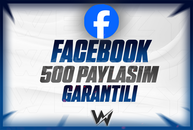 ⭐[GARANTİLİ] FACEBOOK 500 PAYLAŞIM⭐