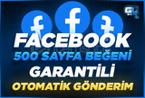 ⭐ [GARANTİLİ] FACEBOOK 500 SAYFA BEĞENİ ⭐ 