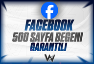 ⭐[GARANTİLİ] FACEBOOK 500 SAYFA BEĞENİ⭐
