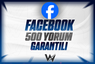 ⭐[GARANTİLİ] FACEBOOK 500 YORUM⭐