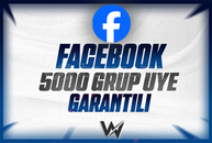 ⭐[GARANTİLİ] FACEBOOK 5000 GURUP ÜYE⭐